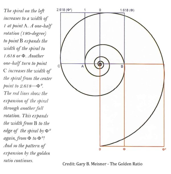 Article 59: Geometry - The Golden Ratio - Part 4 - Golden Spirals ...