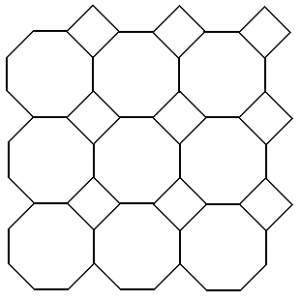 irregular octagon tessellation